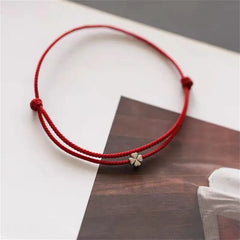 Clover Simple Woven Hand Rope Bracelet